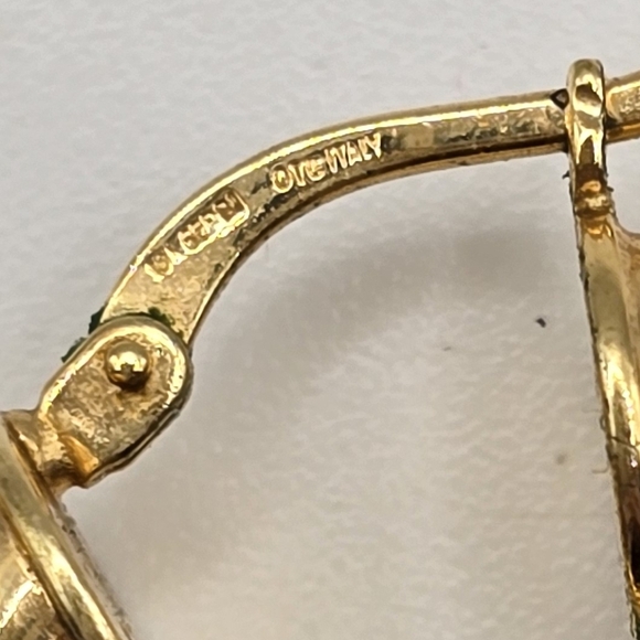 Elegant Gold Hoop Earrings 18k GEP And one 18k GP Two Sets For One Price - Picture 2 of 3